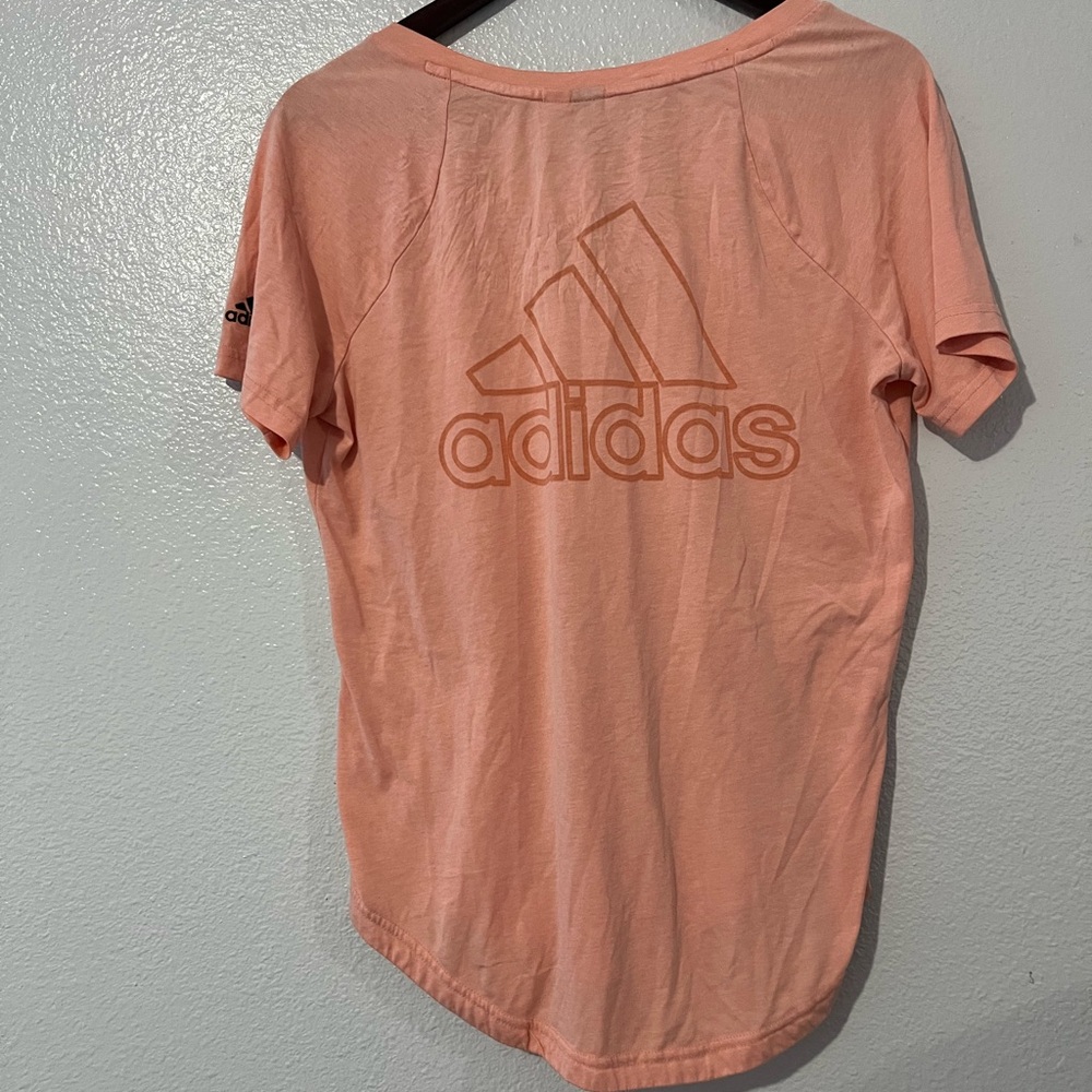 Adidas Coral Tee with Logo